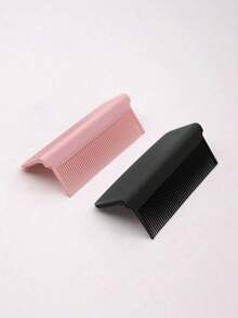 3/2pcs Straight Hair Comb, Self-Adhesive Hair Accessory, Heat-Resistant Design, Suitable For Home And Salon Use, Unisex Styling Tool, Heat-Resistant Straight Hair Comb, Plastic Straight Hair Comb, Suitable For Straight Hair, Home Essential, Hair Tool, Hair Comb, Hair Clipper, Christmas/Halloween Hair Care Tool, Gift For Girls - Multicolor - View 6