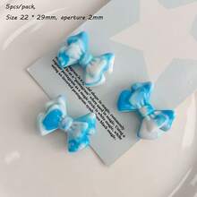 Acrylic Dual Color Gradient Layered Music Bow DIY Mobile Phone Chain Bracelet Hair Clip Hair Accessory Material Loose Bead Jewelry - Multicolor - View 22