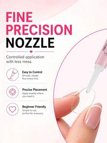 5/10/20/50PCS, 2g Compact With Super Strong Hold, Fast‑Drying & Long‑Lasting Nail Glue, Tip Needs To Be Cut Open Before Use, Precise Dot Dispensing, Y2K‑Style, For Acrylic Nails, False Nail Tips & Nail Rhinestone Decorations - 2g - View 5