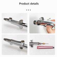 Boquilla de tatuaje universal para aerógrafo, punta de precisión de 0.3mm, set especial para modeladores profesionales, artistas de pasteles yécnicos de uñas. - Negro - Ver 5