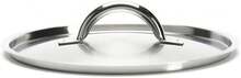 Satin Metal Pot Cover, Universal Cookware Lid - Silver - View 4