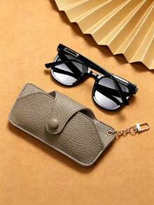 Fashionable Eyeglass Case, Anti-Drop Portable Chain Hanging Bag, For Fashion Eyeglasses Storage, Travel, Vacation, Back To School Essentials, Women's Fashion Eyeglasses And Eyeglass Storage Box - Multicolor - View 12