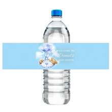UNICCUT 30pcs Customized Cute Teddy Bear Water Bottle Label Stickers For Baby Shower, Baptism, Birthday, Christening, Personalized Gender Reveal - Multicolor - View 10