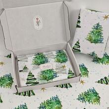 10/30/60 Sheets Colorful Christmas Tree Pattern Wrapping Paper, Can Be Used With Stickers, 50*35cm Gift Wrapping Paper, Suitable For Wedding, Christmas Gift, Birthday Gift Wrapping, Bouquet Filling, Party Gift - Christmas Tree - View 12