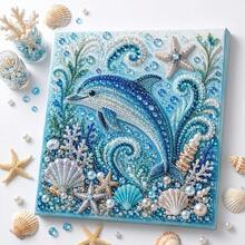 Set Dekorasi Gantung DIY Seni Mutiara Laut, Kit Manik-Manik Rhinestone Berbentuk Khusus Buatan Tangan, Dekorasi Gantung Dinding Jendela Gaya Pesisir, Set Seni Buatan Tangan Kreatif, Cocok untuk Pecinta Kerajinan, Hadiah Dekorasi Rumah dan Kantor - Set - View 15