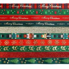 1 Roll (5 Yards) Christmas Ribbon, Printed With Nutcracker, Reindeer, Christmas Tree And Other Patterns, Suitable For Christmas Wreaths, DIY Gift Wrapping, Floral Arrangements And Holiday Decorations - Multi-color - View 8