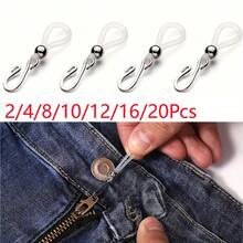 2/4/8/10/12/16/20Pcs Pants Zipper Anti-Slip Buckle, Anti-Slip Hook Accessory For Jeans Fly, Zipper Pull Buckle - Multicolor - View 2