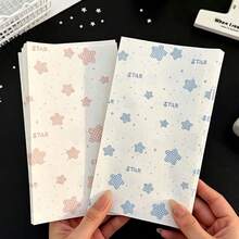 50pcs 4.3x7.9 Inch Holiday Gift Wrapping Paper Bags, Including Premium Gift Wrapping Paper Bags, Decorative Accessory Gift Bags, Blue And Pink Star Pattern Wrapping Paper, Thickened Gift Wrapping Bags, Creative DIY Decorative Gift Paper Bags, Suitable For Holidays, Weddings, Birthdays, Parties, Gift Wrapping Bags And Gift Wrapping Bags - Packaging Bags - View 6