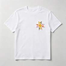 1pc Star Embroidery Heat Transfer Patch, Retro-Colored Serrated Star Sewing Sticker, Suitable For Denim Jackets, Hats, Backpacks, And Clothing Decoration - A - View 6