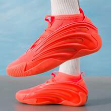 Adidas Harden Vol.9 Men's And Women's Comfortable Non-Slip Wear-Resistant Cushioned Mid-Top Basketball Shoes - Orange - View 2