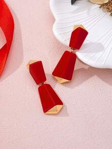 1 Pair Fashionable Personalized 3D Women's Earrings - 3D Earrings - View 5