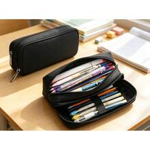 1pc Multifunctional Large Capacity Pencil Case - Durable Polyester Fiber, Suitable For Office And School Supplies, Cosmetics Storage - Perfect Gift For Teens, Men, Women - Multicolor - View 13
