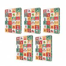 5/10 Pcs Christmas Empty Advent Calendar 24 Days DIY Advent Countdown Gift Boxes Christmas Cardboard Number Boxes Countdown Calendar For Xmas Holiday Party Decor - Gift Box - View 10