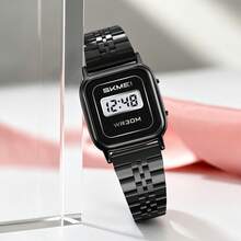 SKMEI 2589 Fashion Women's Watch Luxury 3Bar Waterproof Small Dial Digital Women's Watch - one-size - View 5