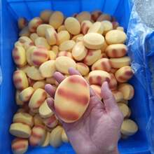 1pc Realistic Bread Building Block Handmade Squeeze Ball With Crunchy Sound Stress Relief Toy - Multicolor - View 6