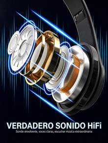 Wireless Bluetooth Gaming Stereo Headphones With RGB LED Lights - Black - View 5