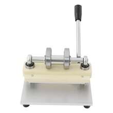 HaroldDol Leather Cutting Machine, Embossing Plate Manual Die Cutter, Leather Embossing Machine, Dual Guide Shafts Die Cut Machine For Various Of Materials, 6.1in Max. Material Feed Width[Ideal Daily Accessory] - Default@YSVITX-000100 - View 7