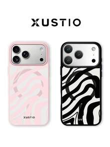 1pc Zebra Stripe Pattern, Couple/Best Friend Style Magnetic Large Hole Phone Case, Anti-Drop TPU Material, Compatible With Apple 11 12 13 14 15 16 17 Pro/Pro Max/14 15 16 17 Plus Phone Protective Cover, Holiday Gift, Daily Commute, Daily Anti-Drop Highly Attractive Style - Multicolor - View 1
