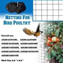 Jaring Burung Plastik Nilon Jaring Perangkap Burung Jaring Pelindung Tanaman Jaring Kolam Jaring Pancing Jaring Pohon Buah Jaring Taman Bunga Alat Pengendalian Hama - Jaring burung - View 2