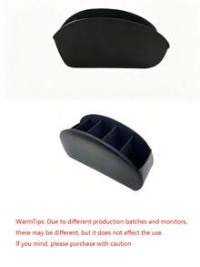 Multi-Compartment Remote Control Storage Box With 5 Dividers, TV Remote Holder, Multi-Function Desktop Organizer, Suitable For DVD, Blu-Ray, Media Player, Heater Controller And TV Remote, Stationery, Glasses, Cosmetics And Small Items Storage, Space-Saving Bedside Table Organizer - Multicolor - View 11