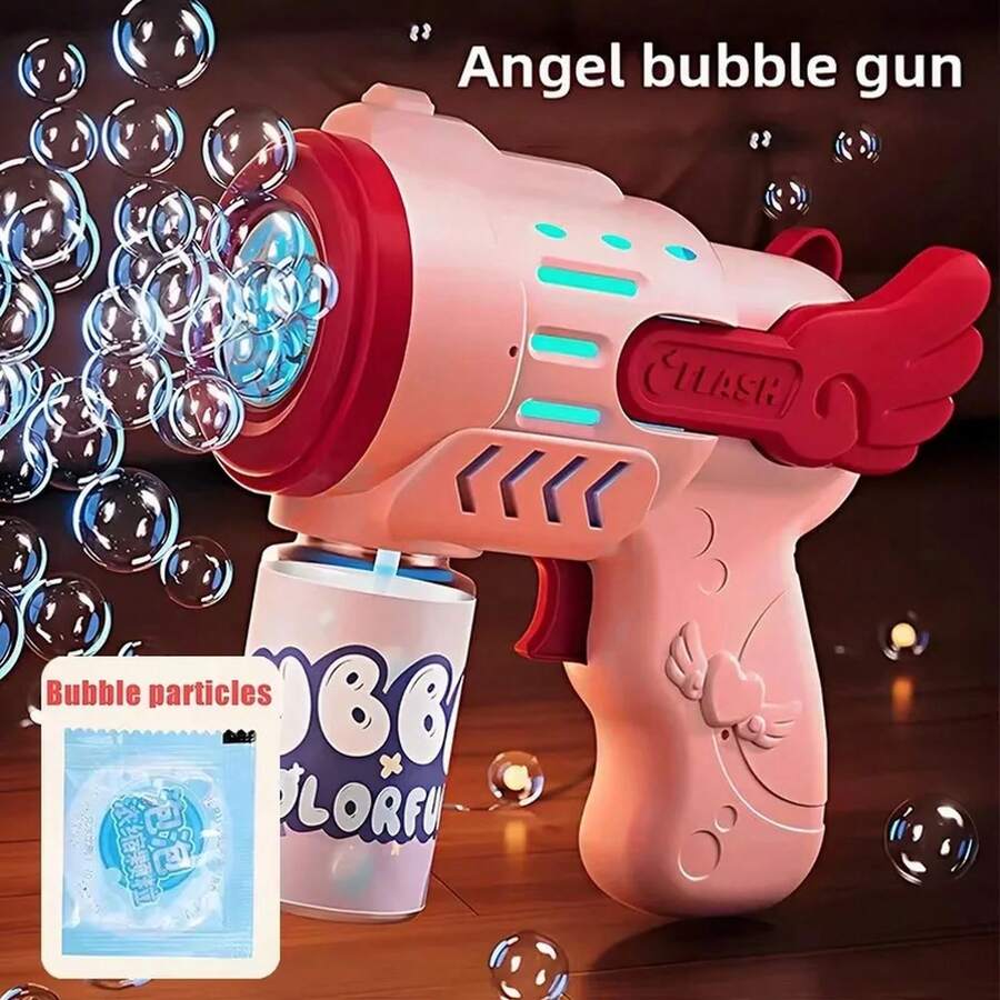 Kids Bubble Guns - Rose Red - View 1