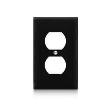 Wall Socket Panel And Switch Panel, Durable PC Material Unbreakable Modern Black/White Electrical Panel, 1/2/3 Gang Switch Rocker And Socket Panel - PC Black Panel - View 10