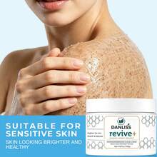 100g Micro-Crystalline Scrub Cleansing Mask, Suitable For Body And Face, Contains Honey And Walnut, Gentle Exfoliation, Brightening And Smoothing Skin Care - Cream - View 6