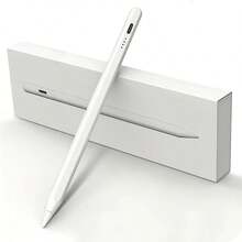 Compatible With IOS/Android Tablets - Fast Charging, High Precision Sensitive Capacitive Stylus Compatible With Apple Pencil. , Compatible With IPhone, Galaxy, Kindle And All Universal Touchscreen Devices. Suitable For Laptops, Universal Capacitive Stylus Compatible With IOS/Android/ Tablets, Tilt Pressure Sensitivity, Anti-Mistouch, High Precision Stylus, Suitable For All Touchscreen Devices - White - View 3