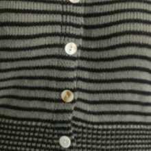 Regular Women's Striped Casual Autumn/Winter Sweater - Grey - View 4