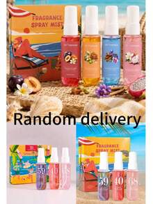 1 Bottle Or 4 Bottles Brazilian Style Fragrance Spray, Blending Fruity And Marine Notes To Create A Long-Lasting, Natural, Fresh And Charming Scent, Suitable For Indoor Use, Random Color - Multicolor - View 6