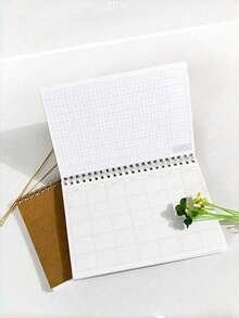 Kraft Paper Scroll Planner - A5 Size Daily & Weekly Planner, Office Stationery Time Management Journal, Suitable For Work Task Notebook - Multicolor - View 2