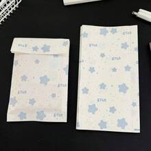 50pcs 4.3x7.9 Inch Holiday Gift Wrapping Paper Bags, Including Premium Gift Wrapping Paper Bags, Decorative Accessory Gift Bags, Blue And Pink Star Pattern Wrapping Paper, Thickened Gift Wrapping Bags, Creative DIY Decorative Gift Paper Bags, Suitable For Holidays, Weddings, Birthdays, Parties, Gift Wrapping Bags And Gift Wrapping Bags - Packaging Bags - View 7