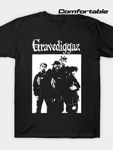 Men T-Shirts - 黑色 - 查看 7