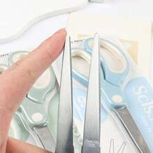 1pc 6.5 Inch (16.5cm) Multi-Purpose Stainless Steel Scissors, Comfortable Grip For Long-Term Use, Suitable For School, Office And Home - Durable, Portable, Multi-Purpose Craft And Paper Cutting Tool, DIY Scissors With Comfortable Handle - A - View 4