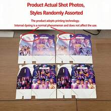 KPop Demon Hunters 12pcs/3pcs K-Pop Demon Hunter Foldable Paper Gift Boxes Printed With Rumi Mira Zoey Character Illustrations, Handheld Storage Boxes For School Supplies, Party Bag Fillers & Toys For Girls, Snack And Dessert Storage Containers, Suitable For Christmas And Halloween Theme Party Events - Multicolor - View 6
