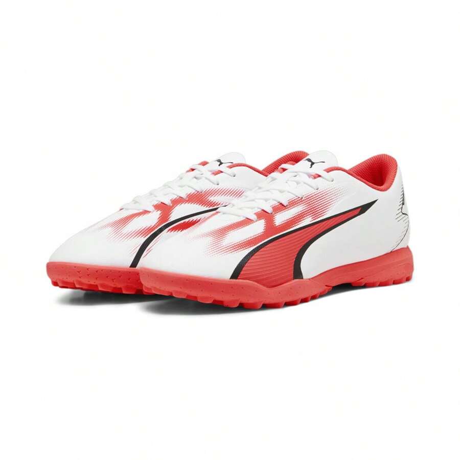 Puma Spring/Autumn Men's Entry-Level Artificial Turf Football Shoes With Studs ULTRA Men's Low-Top Comfortable Sports Shoes 10752801 - White - Black - Fiery Red - View 1