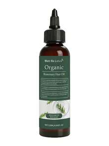 1 Bottle 120ml Organic Rosemary Hair Oil, Infused With Rosemary Extract And Multiple Plant Oil Ingredients, Lightweight And Easy To Apply, Non-Greasy And Non-Sticky, Suitable For Dry, Frizzy, Curly, Wavy, Straight And Chemically Treated Hair Daily Care, Helps Nourish Scalp And Hair Strands, Improves Dry And Messy Appearance, Enhances Softness, Smoothness And Natural Shine - Organic Rosemary Hair Oil - View 8