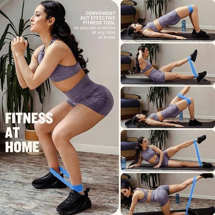 Resistance Band Loop, Elastic Fitness Hip Band, For Glutes And Legs Training, Yoga Pilates Home Fitness Strength Training Equipment - How Much - View 1