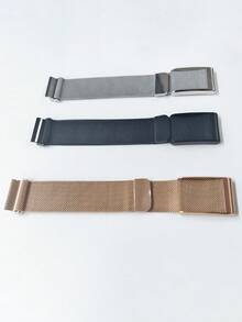 Magnetic Milanese Metal Band + Frame For 5.0 One/Peak/MG, Stainless Steel Adjustable Wristband, Charging Requires Detachment - Multicolor - View 7