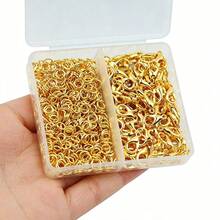 150pcs 50pcs Lobster Clasp 100pcs Open Jump Rings DIY Jewelry Connectors Necklace Anklet End Caps, Used For Jewelry Making Accessories And Bracelet Necklace Jewelry Making - DIY Accessories - View 2