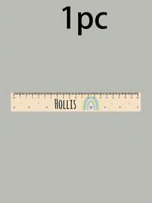 Customized Wooden Ruler With Name, Personalized Cartoon Ruler, Customized School Ruler, Customizable Measuring Ruler, Birthday, Teacher, Back To School Gift - Style C - View 11