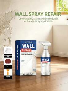 1 Set Wall Refurbishment Spray Paint, Stain Removal, Waterproof, Sun-Resistant Paint, Suitable For Various Material Surfaces, Efficiently Refurbish Walls, Easily Repair Wall Stains And Cover Defects, Make Walls Look Brand New - 1pc - View 1