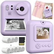 Children's Instant Camera, Magical Fun For Little Photographers! Kids Camera - 2.4 Inch Screen Multi-Function Entertainment Device, Suitable For Creative Projects - Perfect For Travel Photography And Special Occasions, Creative Educational Gift For Boys And Girls - ZSK-multicolor - View 22