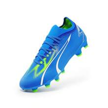 Puma Spring/Autumn Unisex Long Stud Football Shoes ULTRA Lightweight Sports Shoes 10734703 - Electric Blue-white-dark Green - View 8