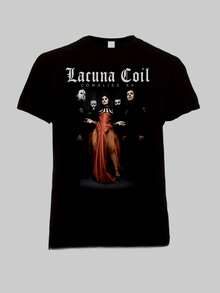 Comalies XX Lacuna Coil Band Unisex Short Sleeve T Shirt Size S XXL FKLW - 黑色 - 查看 1