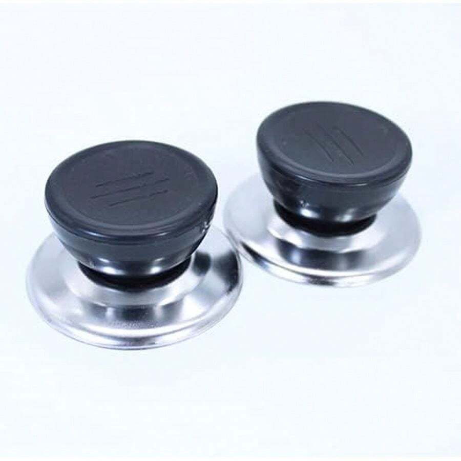 2 piezas de perilla de repuesto universal para tapa de olla, manija para tapa de olla, perilla para tapa de olla resistente al calor, piezas de repuesto para manija de olla eléctrica - Ver 1