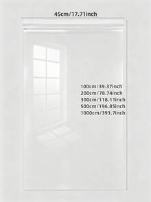 1PC Transparent Self-Adhesive Protective Film Sticker For Washing Machine, Refrigerator, Air Conditioner, Outdoor Unit, Waterproof, Oil-Proof, Scratch-Resistant, Appliance Color Change Film, Furniture Refurbishment Glossy Sticker - Clear - View 5
