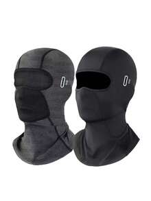1pc Unisex Solid Color Balaclava Headwear, Cycling Head Cover, Motorcycle Specific Style, Suitable For Daily Use And Outdoor Travel, Hiking, Climbing, Skiing And Other Various Scenarios, Motorcycle Head Cover - C - View 5