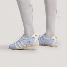 Adidas New ANFU Vintage Versatile Casual Thin-Sole Lightweight Sneakers For Women - Blue and White - View 11