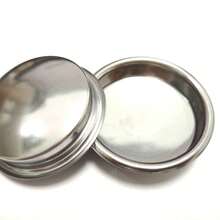 1PC Stainless Steel Powder Bowl Espresso Semi-Automatic Coffee Machine 51/53/58mm Single/Double Shot Powder Cup 4-Person Cup Brewing Head Filter Bottomless Handle Filter Mesh - Silver - View 19